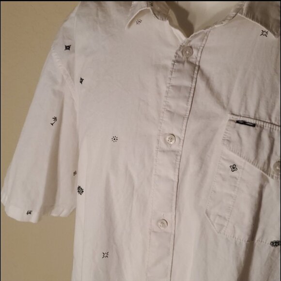 Vans XXL white button up shirt - Picture 3 of 10